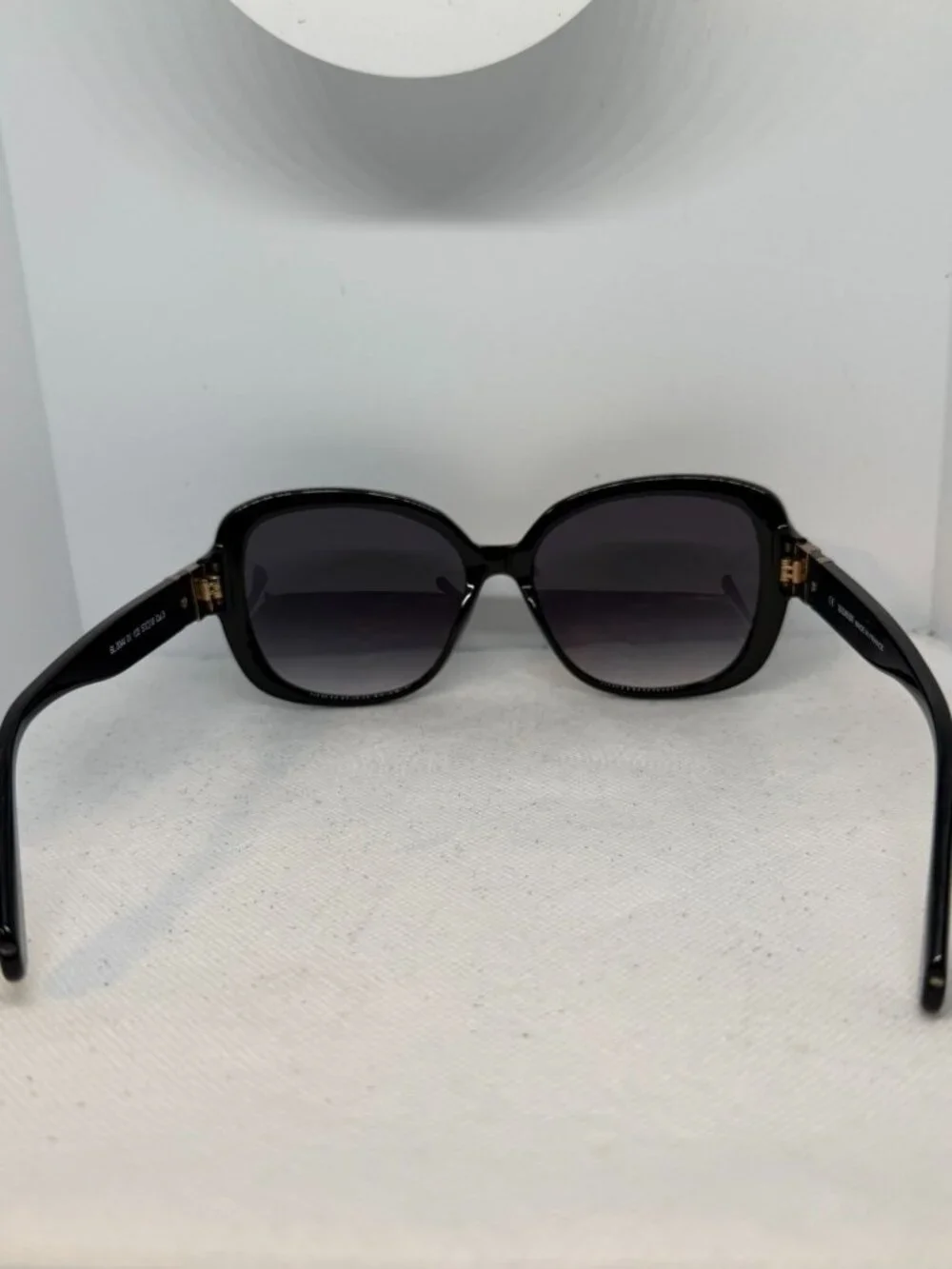 Balmain BL2044B 01 Black Acetate Square Smoke Gradient Sunglasses 57-16-135
